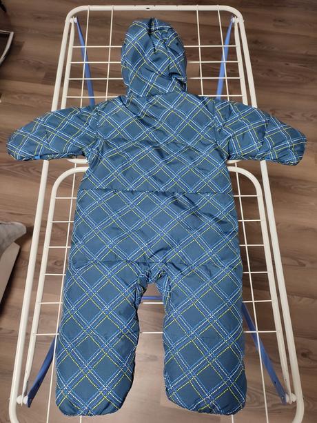 Columbia - detská zimná kombinéza modrá na 6- 12 m, columbia