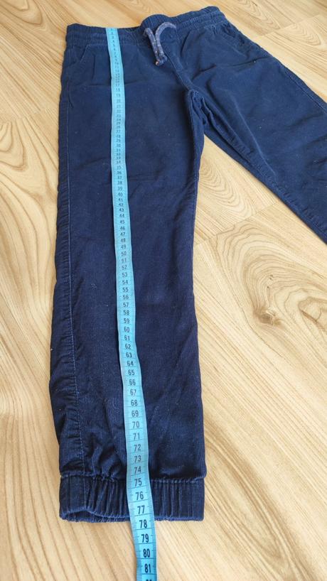 Tenké menzestrove nohavice, h&m,128