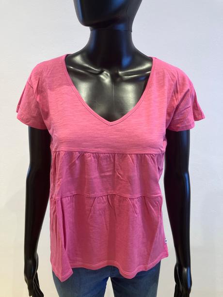 Dámske tričko ležérne ružové (xs), xs