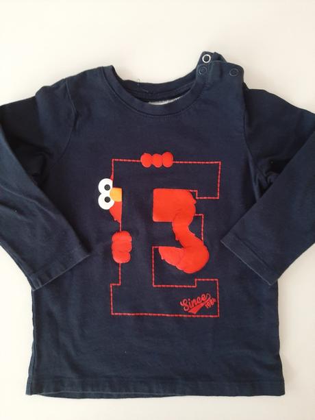 Tricko s dlhym rukavom, h&m,86