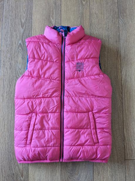 Dievčenská obojstranná vesta, c&a,122