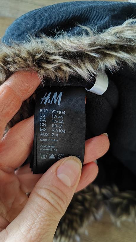 Baranica h&m, velkost 92/104, h&m,92