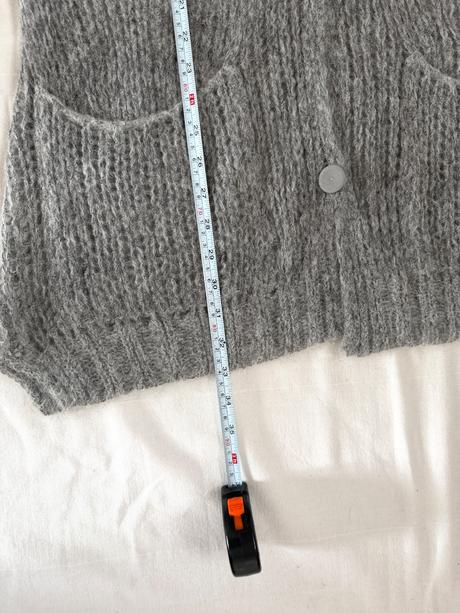 Nadýchaný sivý mohérový kardigan twin-set od simon, twinset,l