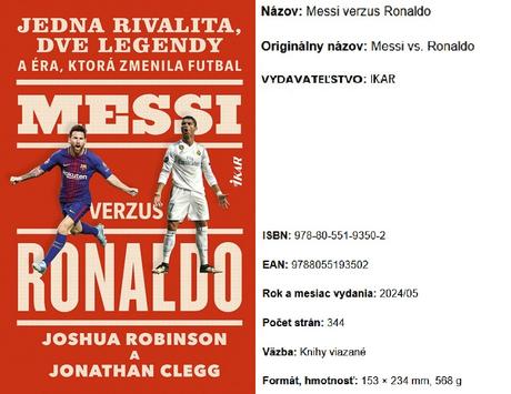 Kniha messi verzus ronaldo, 