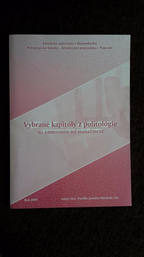 Vybrané kapitoly z politológie, 