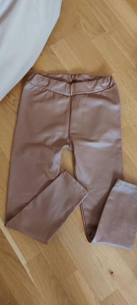 Zateplene leginy koženkove, 140