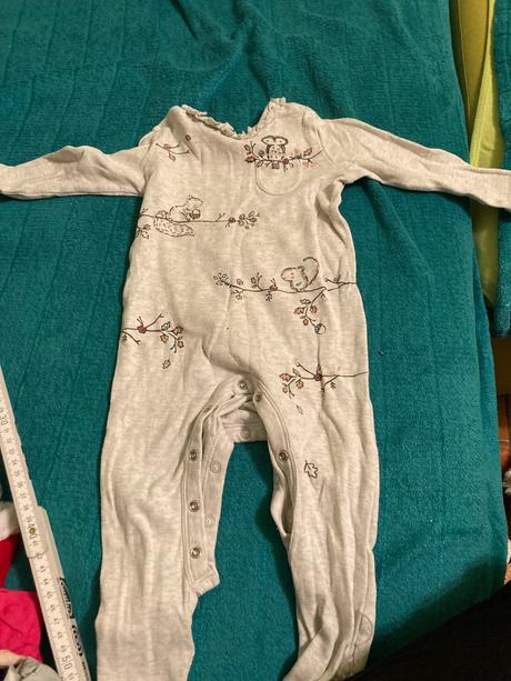 Pyzamko overal ruzove zvieratka, f&f,80