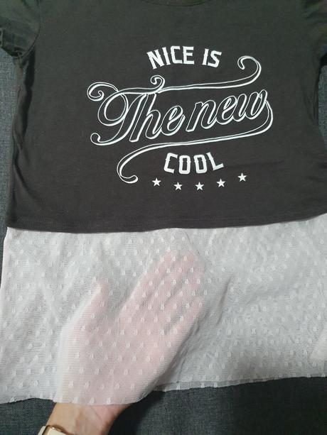 Tričko s volánom, h&m,134