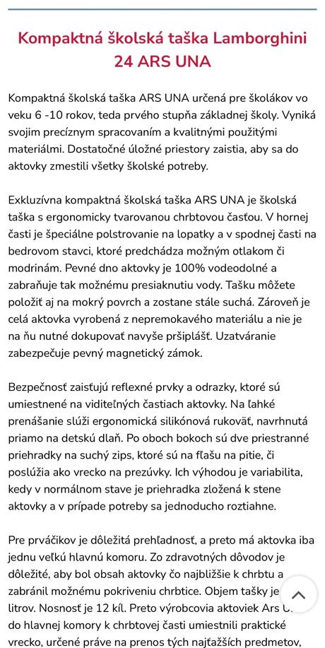 Školská taška lamborghini huracan, 