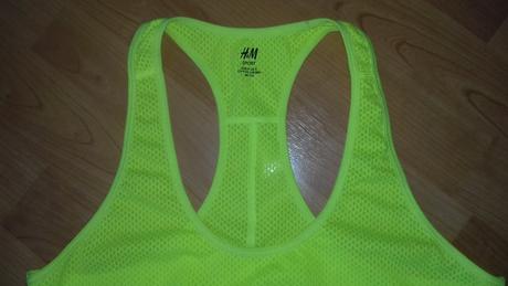 Neónkové tielko h&m "s", s
