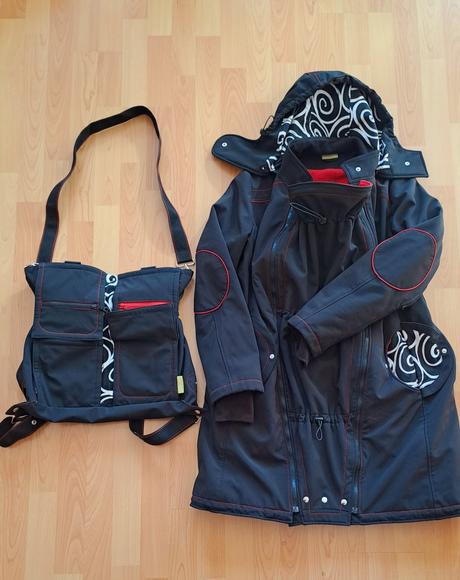 Softshelovy kabat na nosenie deti, šatka a doplnky, liliputi