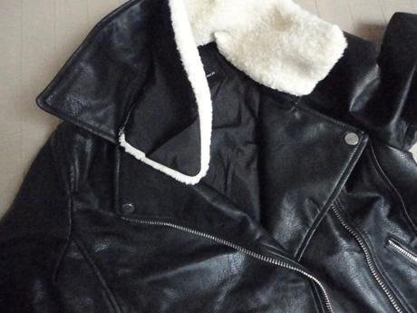 Dámska biker bunda -bershka -xs/s, bershka,xs