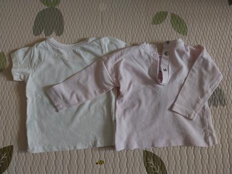 Tričká 68 spolu 4 eura, chicco,68