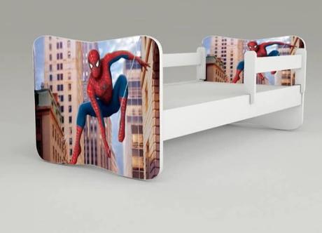 Detská postel spiderman, šírka (cm): 90,dĺžka (cm): 180