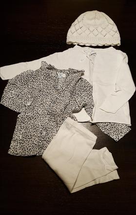 Komplet leginy svetrik kosielka c de c, 80