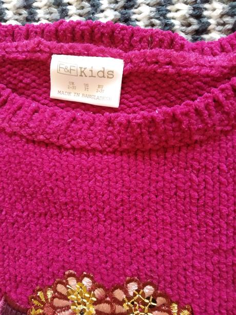 Štrikovaný pulovrík so sovičkou, f&f,98