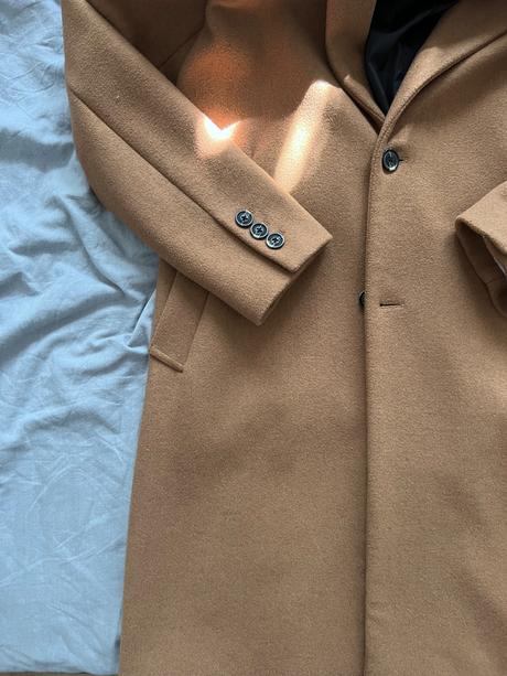 Hnedy kabat, pull&bear,m
