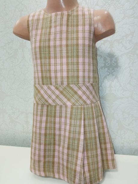 Dievčenské elegantné šaty kockované h&m (3-4r.), h&m,104