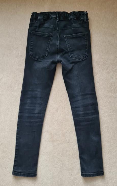 Rifle čierne slim pre chlapca, next,152