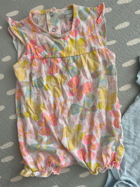 Letné body + overal + tričko, 68–80