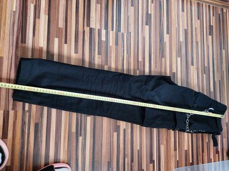 Cargo nohavice s retazou, bershka,36