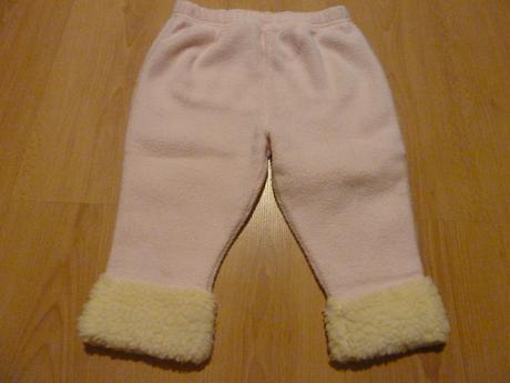Teplé dievčenské nohavičky, 80
