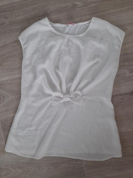 Biele tricko, camaieu,40