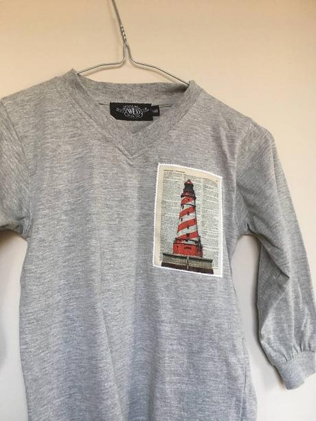 Handmade tričko maják 140, 140
