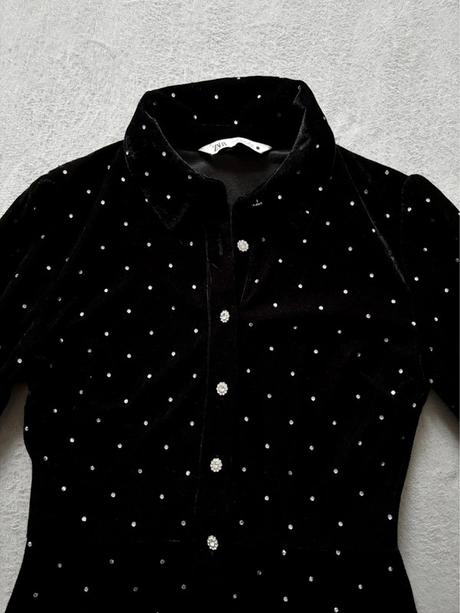 Velúrové šaty zara, zara,xs