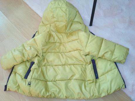 Predĺžená bundička benetton top stav, benetton,74