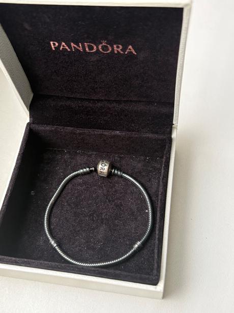 Strieborný naramok pandora 18 cm, pandora