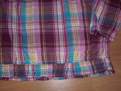 Károvaná košieľka s výšivkou, kiki&koko,122