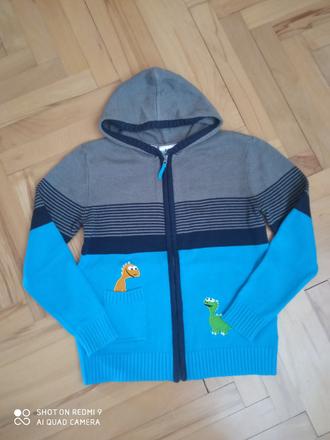 Sveter so zipsom, bonprix,140