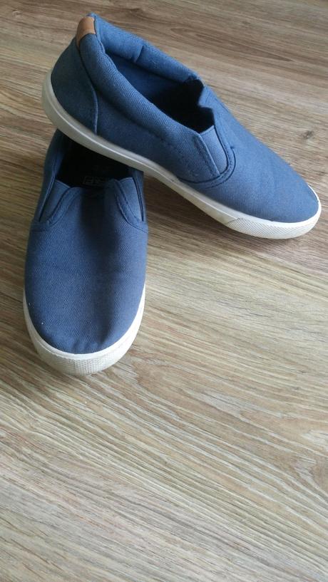 Tmavomodré chlapčenské plátenky, f&f,34