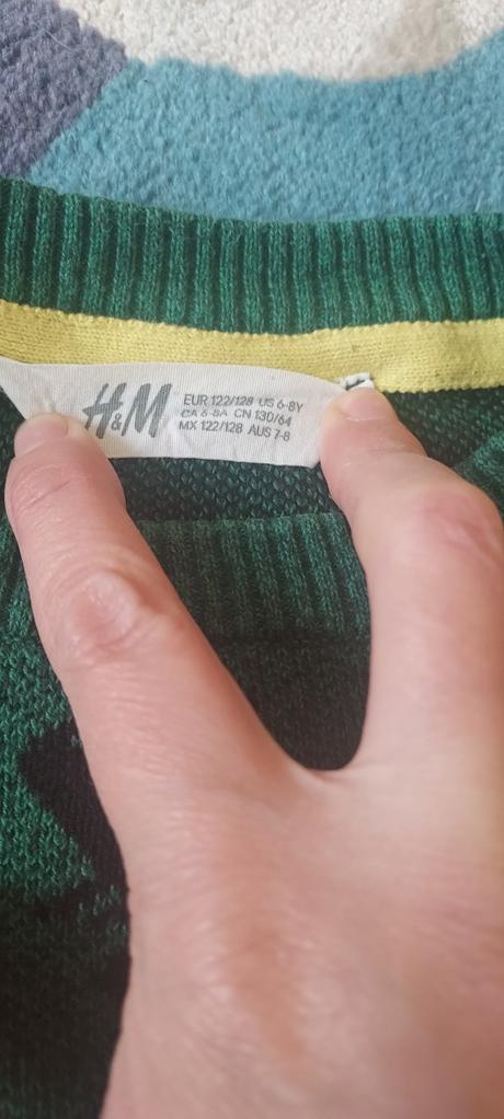 Sveter h&m - veľ. 122/128 - super stav, h&m,122