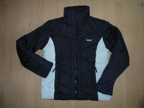 Cierna zimna damska bunda, m