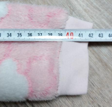 Rúžový flísový overal, c&a,110