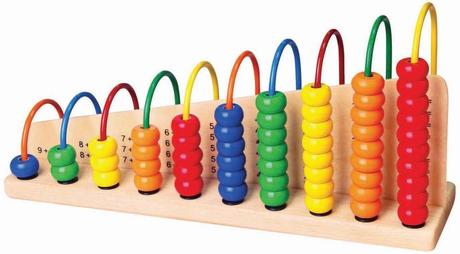 Viga toys vzdelávacie drevené počítadlo,