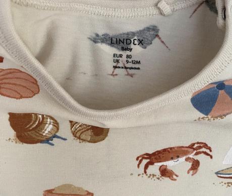 Lindex body plaz + rebrovane šortky, lindex,80