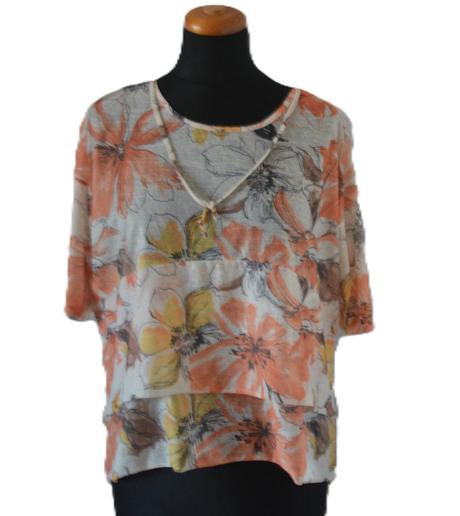 Asymetrická blúzka-tričko veľ. xl, xl