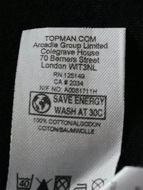 Dámsky čierny top, topman, s