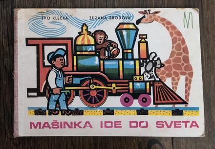 Mašinka ide do sveta - leporelo 1976,