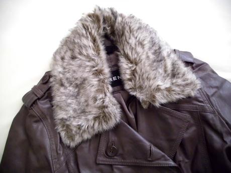 Trend kožená bunda 42, l