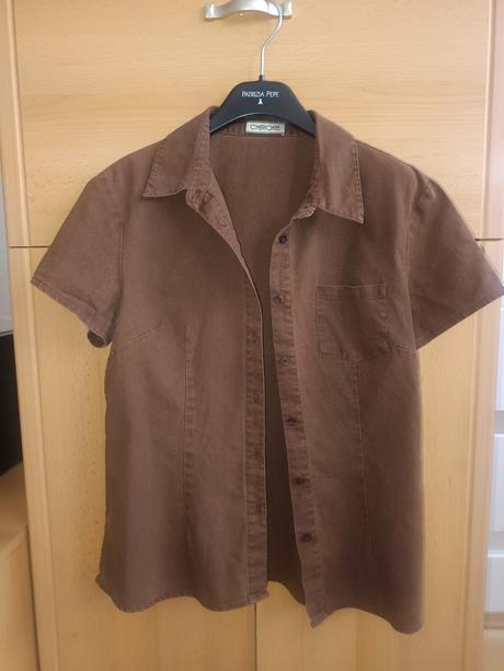 Dievčenská hnedá košela, m