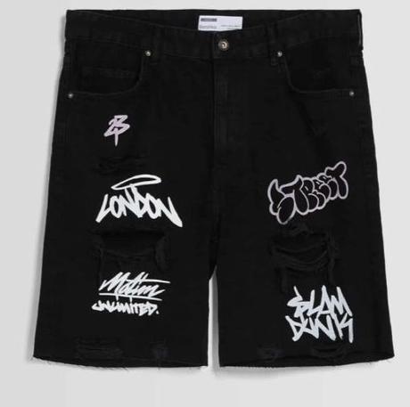 Kvalitné riflové kraťasy bershka, bershka,s