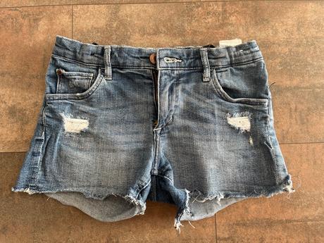 Riflove kratasy, denim,140