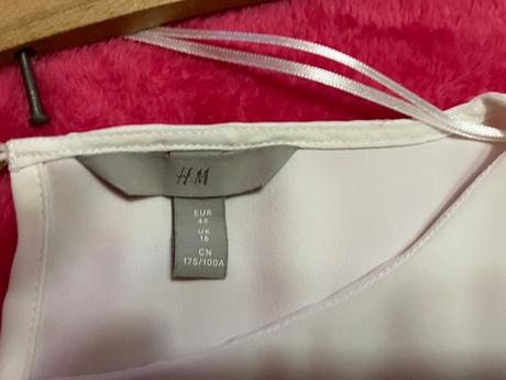 Biela blúzka, h&m,44