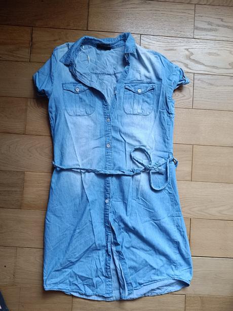 " riflové" šaty, kik,38