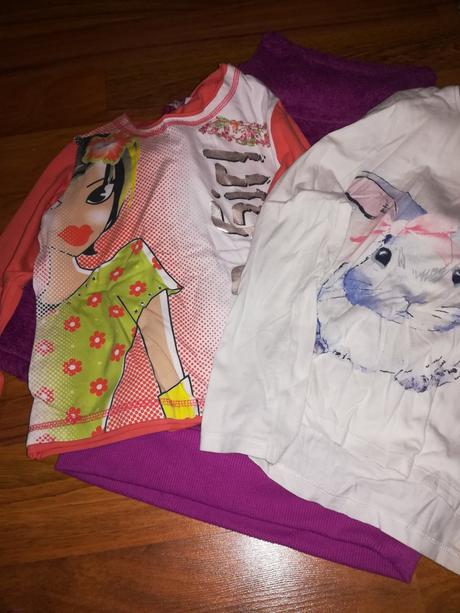 Balík oblečenia dievča veľ. 122 jeseň/zima 14 ks, 122–134