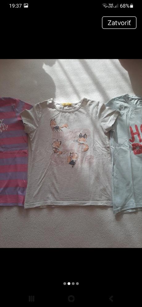 Trička 3ks, 134